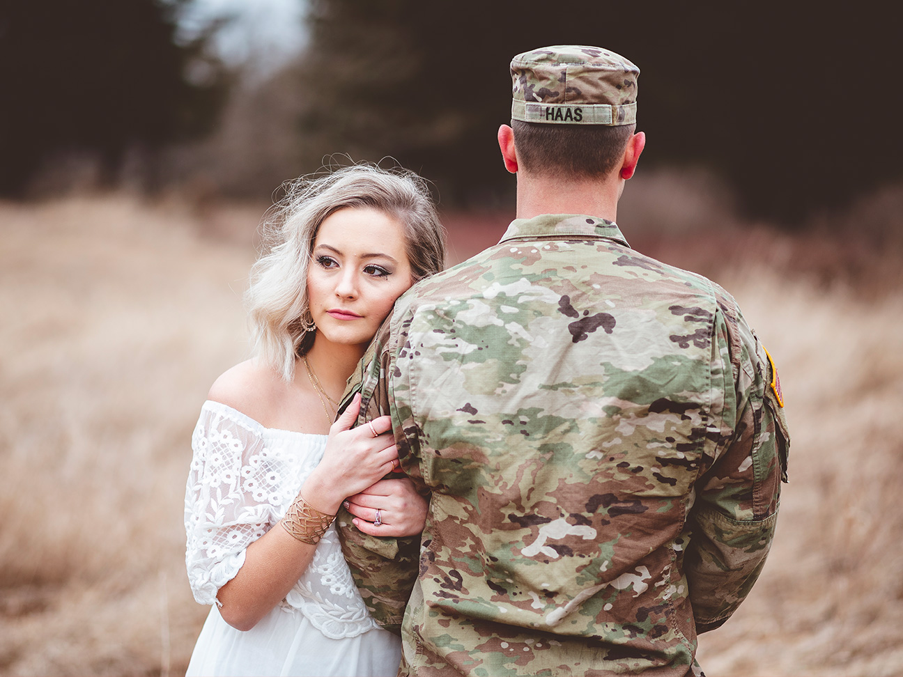 Soldado y su esposa